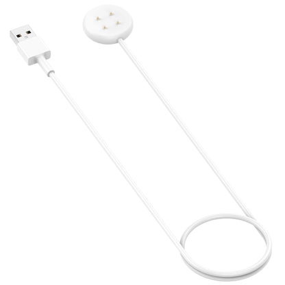 For Fitbit Ace LTE USB-A Interface Smart Watch Magnetic Charging Cable(White) - Charger by buy2fix | Online Shopping UK | buy2fix