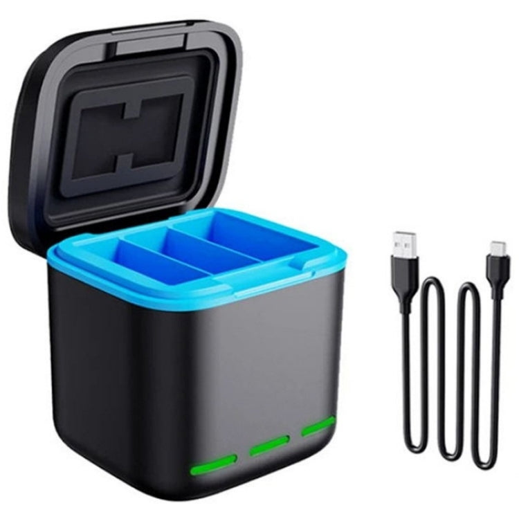 GP-910 3-Battery Charging Box Storage Case For GoPro Hero11 /10 /9 - Charger by buy2fix | Online Shopping UK | buy2fix