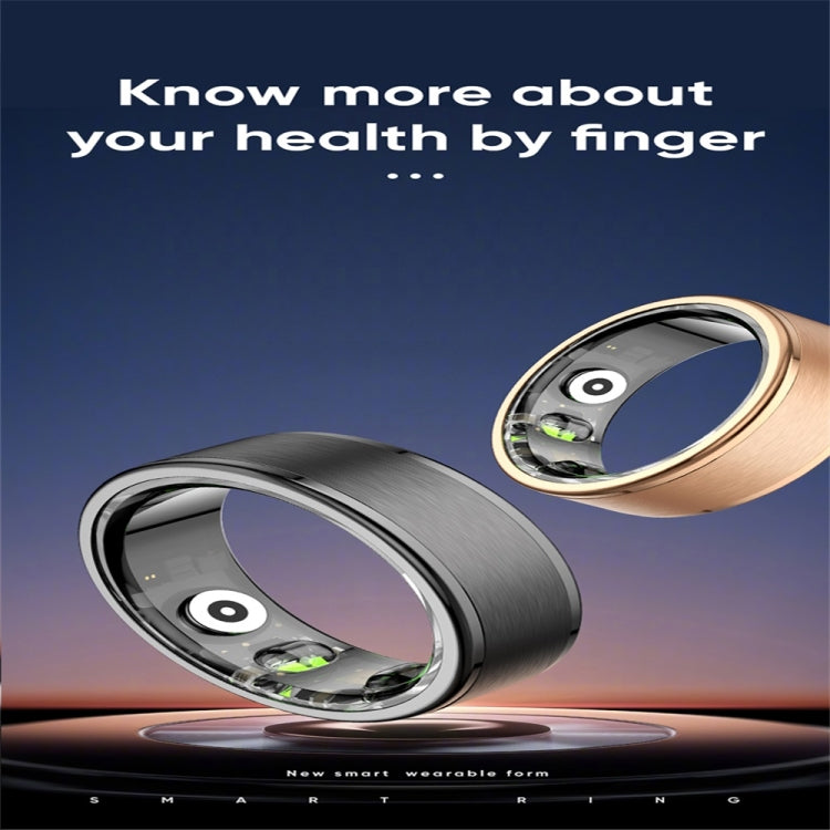 R03 SIZE 9 Smart Ring, Support Heart Rate / Blood Oxygen / Sleep / Multiple Sports Modes(Black) - Smart Rings / Smart Telephones by buy2fix | Online Shopping UK | buy2fix