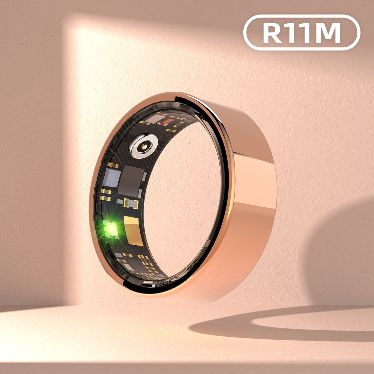 R11M SIZE 7 Smart Ring, Support Heart Rate / Blood Oxygen / Sleep / Multiple Sports Modes(Gold) - Smart Rings / Smart Telephones by buy2fix | Online Shopping UK | buy2fix