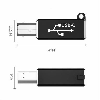 ADS-618 USB-C / Type-C Female to MIDI Male Electric Piano Printer Scanner Adapter(Silver) - Cable & Adapters by buy2fix | Online Shopping UK | buy2fix