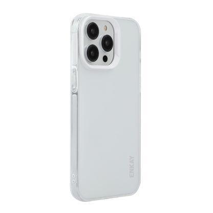 For iPhone 16 Pro ENKAY Hat-Prince Translucent Matte TPU Soft Phone Case(White) - iPhone 16 Pro Cases by ENKAY | Online Shopping UK | buy2fix