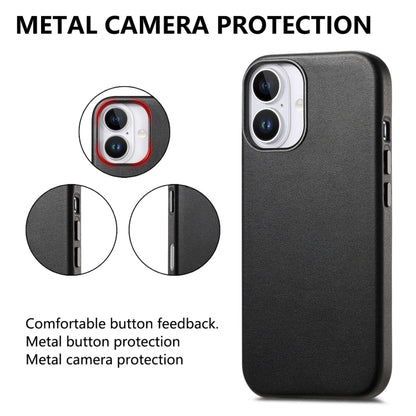 For iPhone 16 Pro Electroplated Metal Button Shockproof Phone Case(Black) - iPhone 16 Pro Cases by buy2fix | Online Shopping UK | buy2fix