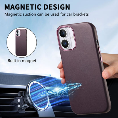 For iPhone 16 Pro Electroplated Metal Button Shockproof Phone Case(Purple) - iPhone 16 Pro Cases by buy2fix | Online Shopping UK | buy2fix