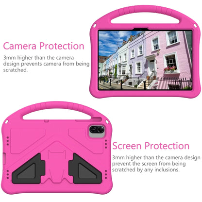 For Infinix XPad 11 inch 2024 EVA Shockproof Tablet Case with Holder(RoseRed) - Others by buy2fix | Online Shopping UK | buy2fix