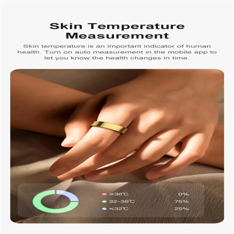 R09 SIZE 11 Smart Ring, Support Heart Rate / Blood Oxygen / Sleep Monitoring / Multiple Sports Modes(Silver) - Smart Rings / Smart Telephones by buy2fix | Online Shopping UK | buy2fix