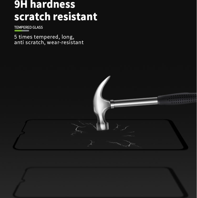 PINWUYO 9H 2.5D Full Glue Tempered Glass Film for Huawei nova 5/nova 5Pro(black) - Huawei Tempered Glass by PINWUYO | Online Shopping UK | buy2fix