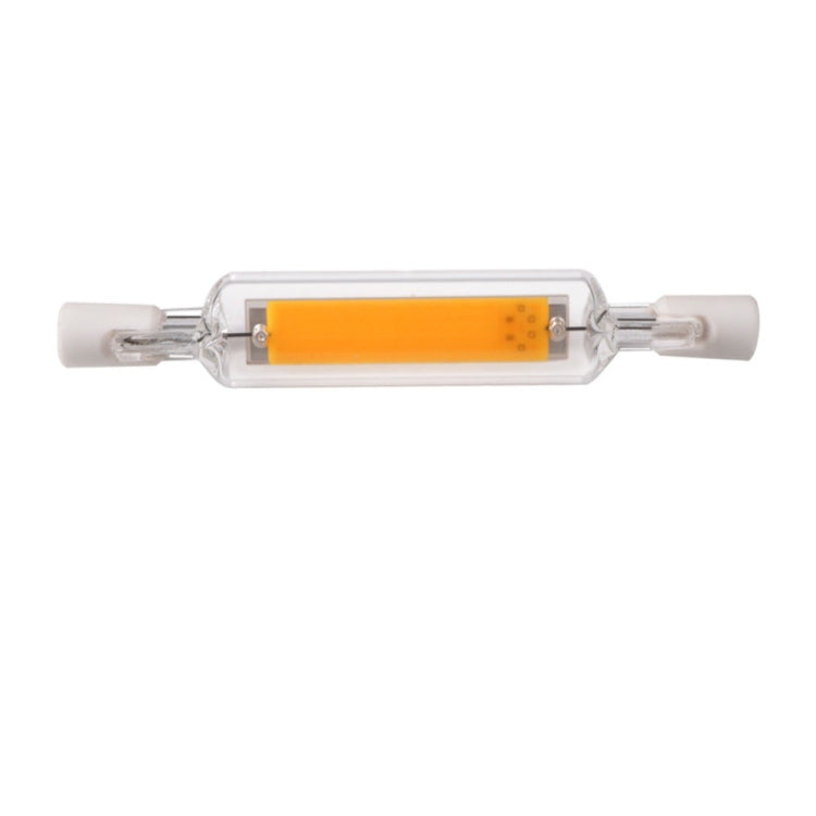 R7S 5W COB LED Lamp Bulb Glass Tube for Replace Halogen Light Spot Light,Lamp Length: 78mm, AC:110v(Warm White) - LED Blubs & Tubes by buy2fix | Online Shopping UK | buy2fix