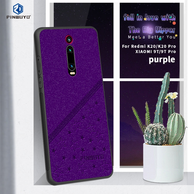 PINWUYO Full Coverage Waterproof Shockproof PC+TPU+PU Protective Case for XIAOMI RedMi K20 / K20 Pro / Mi 9T / Mi 9T Pro(Purple) - Xiaomi Cases by PINWUYO | Online Shopping UK | buy2fix