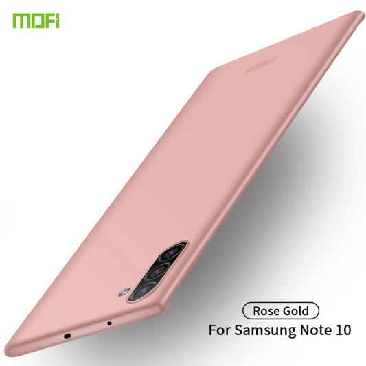 MOFI Frosted PC Ultra-thin Hard Case for Galaxy Note10(Rose gold) - Galaxy Phone Cases by MOFI | Online Shopping UK | buy2fix