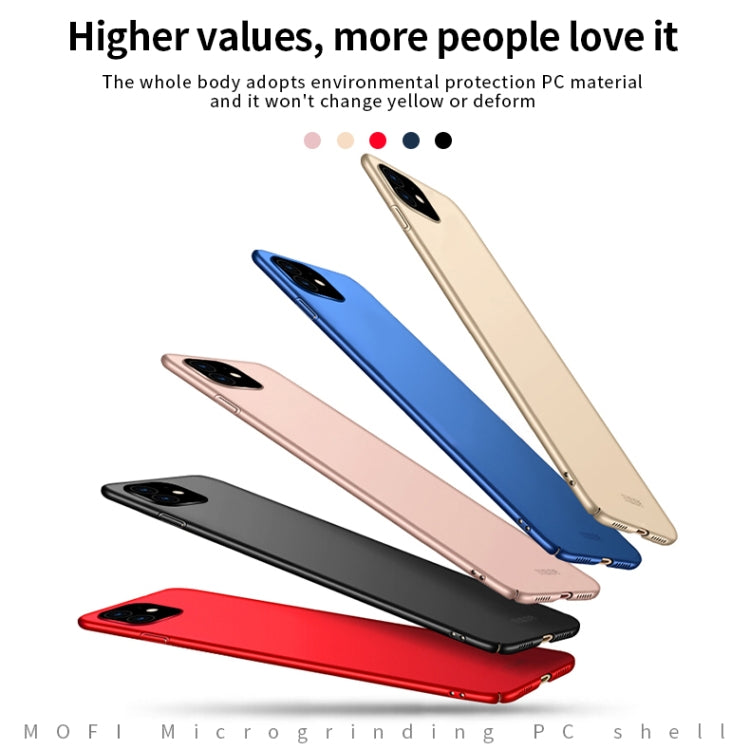 For iPhone 11 MOFI Frosted PC Ultra-thin Hard Case (Red) - iPhone 11 Cases by MOFI | Online Shopping UK | buy2fix