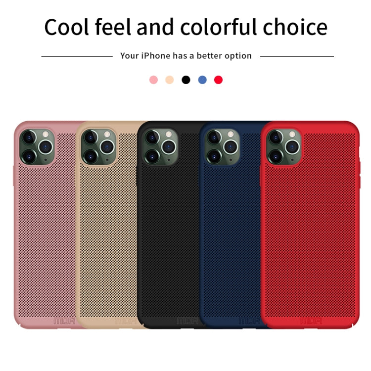 For iPhone 11 Pro Max MOFI Breathable PC Ultra-thin All-inclusive Protective Case(Rose gold) - iPhone 11 Pro Max Cases by MOFI | Online Shopping UK | buy2fix