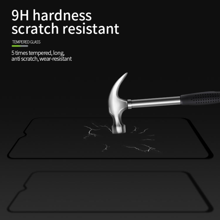 For Oneplus 7T MOFI 9H 2.5D Full Screen Tempered Glass Film(Black) - OnePlus Tempered Glass by MOFI | Online Shopping UK | buy2fix