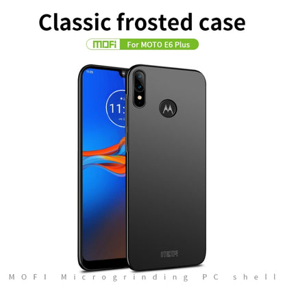 For MOTO E6 Plus MOFI Frosted PC Ultra-thin Hard Case(Blue) - Motorola Cases by MOFI | Online Shopping UK | buy2fix