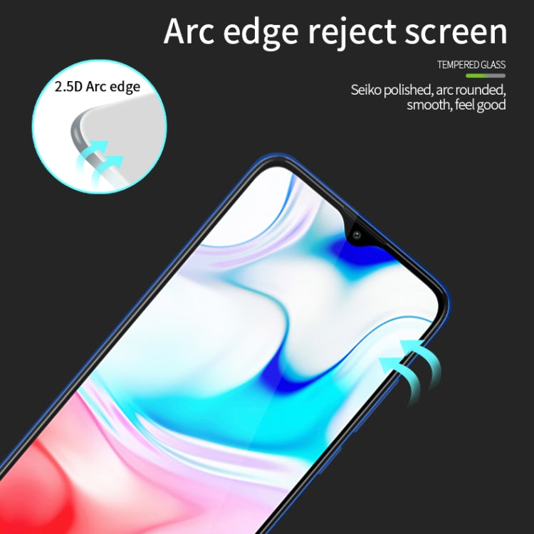 For Xiaomi RedMi 8 MOFI 9H 2.5D Full Screen Tempered Glass Film(Black) -  by MOFI | Online Shopping UK | buy2fix