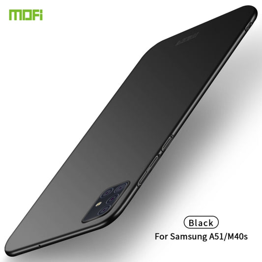 For Galaxy A51 MOFI Frosted PC Ultra-thin Hard Case(Black) - Galaxy Phone Cases by MOFI | Online Shopping UK | buy2fix