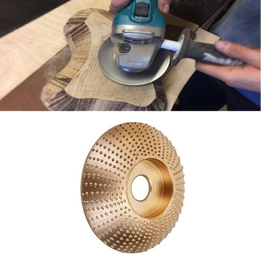 Woodworking Sanding Thorn Disk Angle Grinder Thorn Disk Plastic Grinding Disk Polishing Disk, Style:Arc(Gold) - Abrasive Tools & Accessories by buy2fix | Online Shopping UK | buy2fix