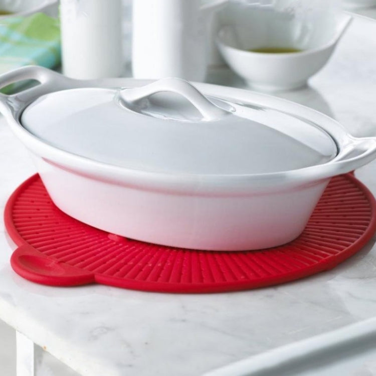 Multifunctional Food Grade Silicone Placemat Creative Kitchenware Heat Insulation Screen Filter(Red) - Filters by buy2fix | Online Shopping UK | buy2fix