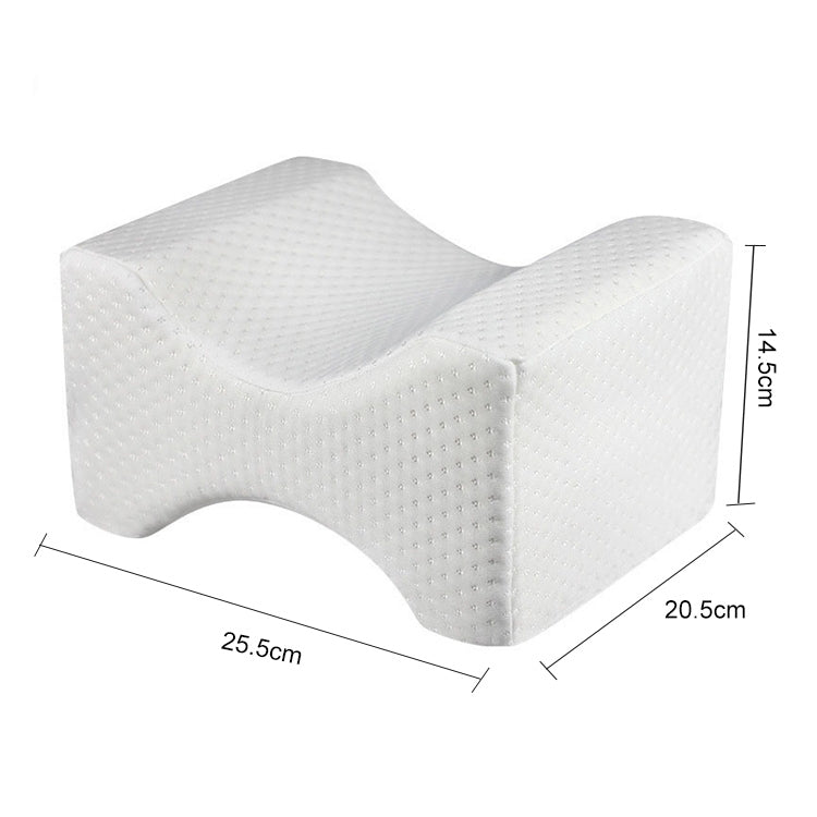 Orthopedic Memory Foam Knee Wedge Pillow for Sleeping Sciatica Back Hip Joint Pain Relief Contour Thigh Leg Pad Support Cushion - Cushions & Pillows by buy2fix | Online Shopping UK | buy2fix