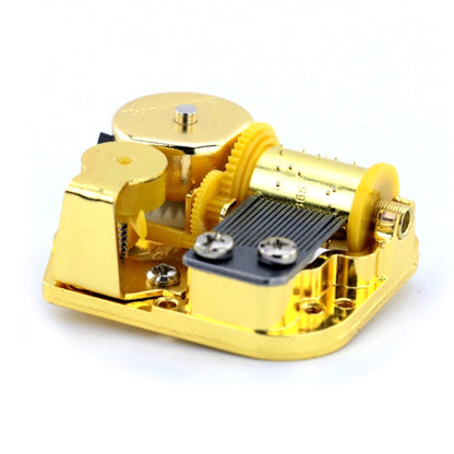 Eight-tone Gold-plated Bar Repair Parts DIY Sky City Paperback Music Box(Love you more Everyday) - Music Box by buy2fix | Online Shopping UK | buy2fix