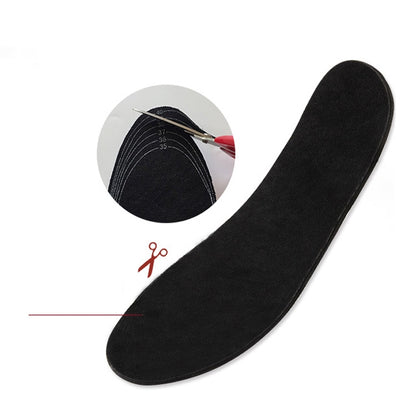 Smart Temperature-controlled Electric Insole Warm Foot Graphene Heating Insole Warm Foot Artifact Warm Foot Treasure, EU Plug, Size:44(Black for Men) - Shoes Care by buy2fix | Online Shopping UK | buy2fix