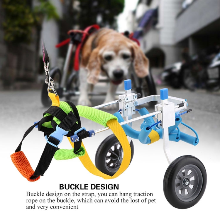 Pet Wheelchair Disabled Dog Old Dog Cat Assisted Walk Car Hind Leg Exercise Car For Dog/Cat Care, Size:XXS - Training Aids by buy2fix | Online Shopping UK | buy2fix