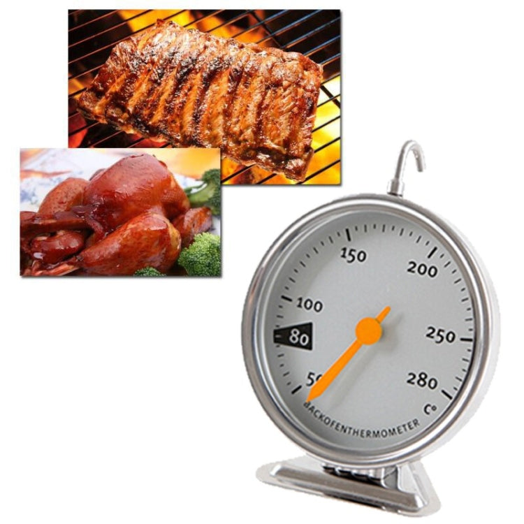 Hanging High Temperature Resistance Stainless Steel Oven Thermometer Kitchen Tools - Cooking Thermometers by buy2fix | Online Shopping UK | buy2fix