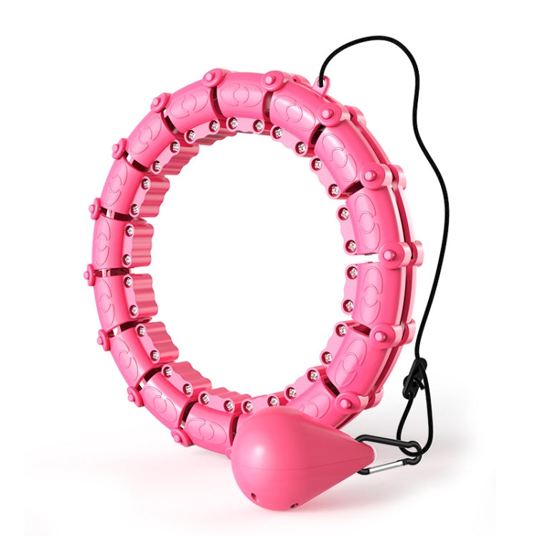 Smart Thin Waist Ring Women Will Not Fall Off Detachable Abdominal Ring Fitness Equipment, Size: 12 Knots(Pink) - Fitness Circles by buy2fix | Online Shopping UK | buy2fix