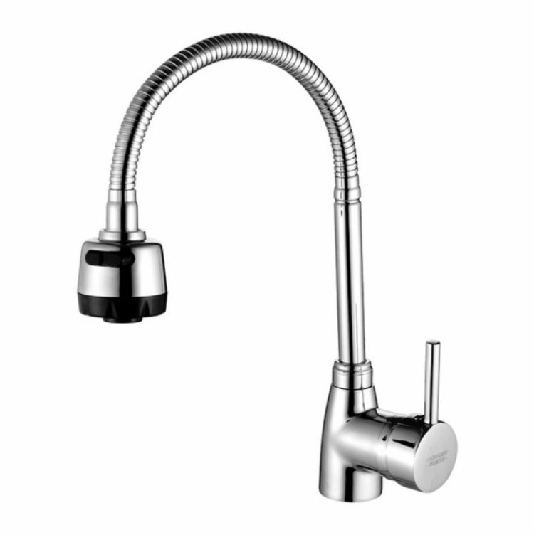 Kitchen Faucet Anti-splash Head Wash Basin Sink Universal Rotatable Faucet Full Copper Joint, Style:Cold Water - Faucets & Accessories by buy2fix | Online Shopping UK | buy2fix