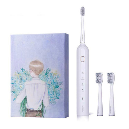 Adult Magnetic Levitation Sonic Level 7 Waterproof Electric Toothbrush(Gray) - Toothbrushes by buy2fix | Online Shopping UK | buy2fix