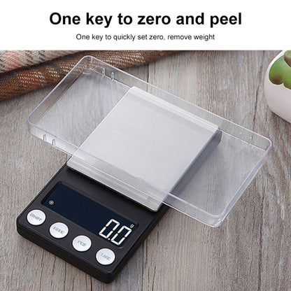 High-Precision Electronic Scale Mini Portable Jewellery Medicine Scale, Style:1000g/0.1g - Jewelry Scales by buy2fix | Online Shopping UK | buy2fix