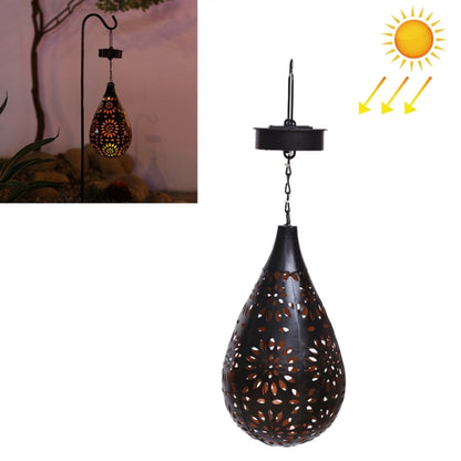 Solar Garden Hanging Light Outdoor Garden Decoration Projection Lamp Waterproof Iron Chandelier - Solar Lights by buy2fix | Online Shopping UK | buy2fix