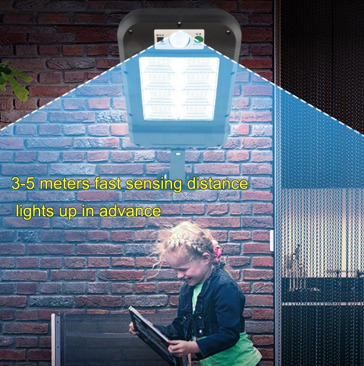 Solar Wall Light Outdoor Waterproof Human Body Induction Garden Lighting Household Street Light 6 x 25COB - Solar Lights by buy2fix | Online Shopping UK | buy2fix