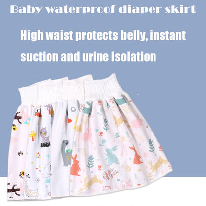 Baby Water-Proof And Leak-Proof Cloth Diapers Children Washable Cotton Cloth Bed-Wetting Skirt Pants, Colour: L(Ice World) - Baby Care by buy2fix | Online Shopping UK | buy2fix