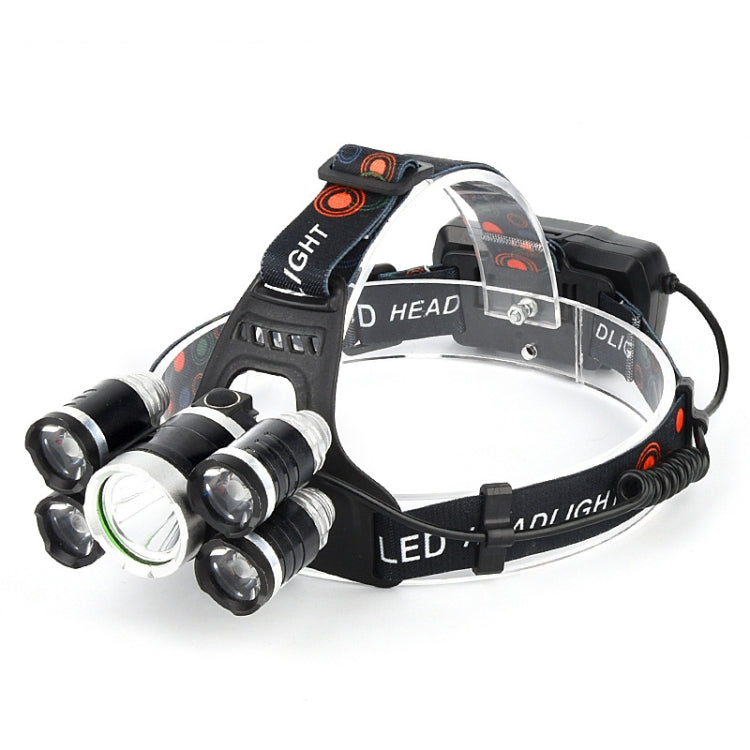 Outdoor Glare Rechargeable LED Headlight High Power Outdoor Lighting Fishing Light, Style: Zoom (With Batteries And USB Cable) - Headlamp by buy2fix | Online Shopping UK | buy2fix