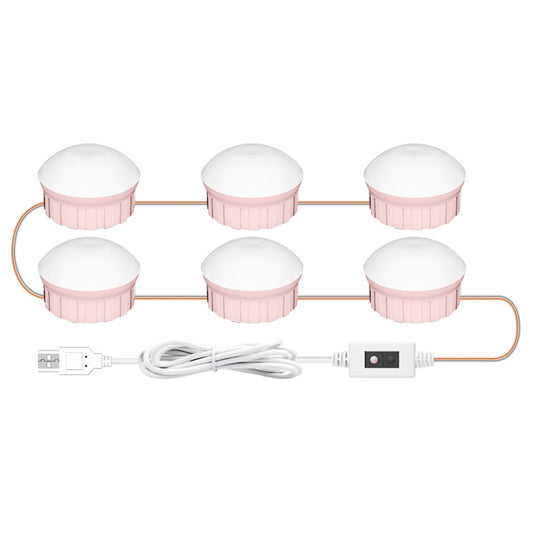 LED Makeup Lamp Mirror Front Beauty Fill Light Hand Sweep Sensation Lamp, Power source: 6 Bulbs - Sensor LED Lights by buy2fix | Online Shopping UK | buy2fix