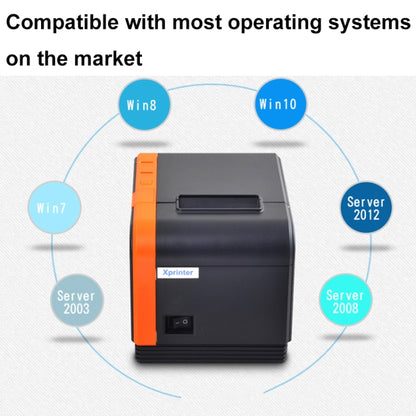Xprinter XP-T58L 58mm Supermarket Cashier Receipt Thermal Printer, Spec: USB Port(US Plug) - Printer by Xprinter | Online Shopping UK | buy2fix