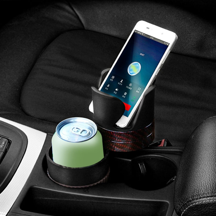 SUITU R151-4  Car Air Outlet Storage Water Cup Holder Mobile Phone Navigation Multi-function Storage Box(Black Square) - Car Drink Holders by SUITU | Online Shopping UK | buy2fix