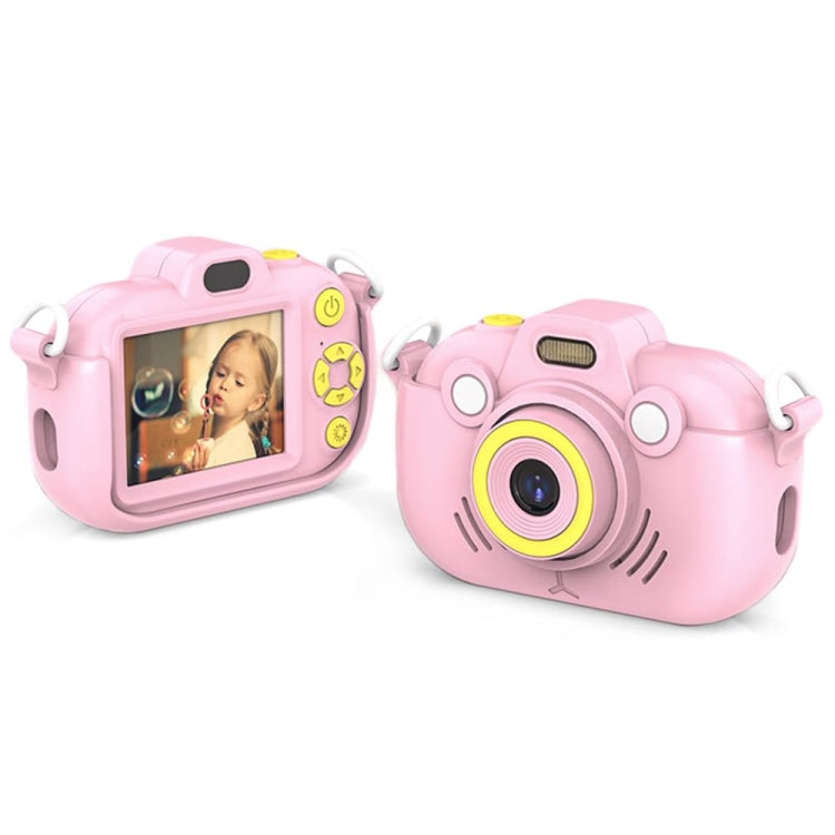 DC502 2.4-Inch 16X Zoom 2.7K Video Recording Children Digital Camera, Color: Pink + 32G(US Plug) - Children Cameras by buy2fix | Online Shopping UK | buy2fix