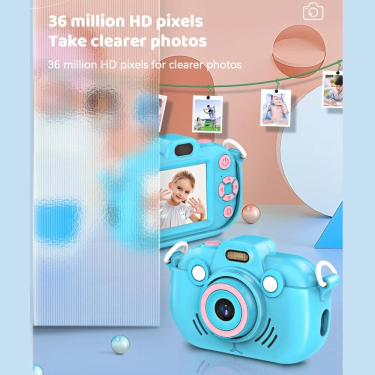 DC502 2.4-Inch 16X Zoom 2.7K Video Recording Children Digital Camera, Color: Blue + 32G(AU Plug) - Children Cameras by buy2fix | Online Shopping UK | buy2fix