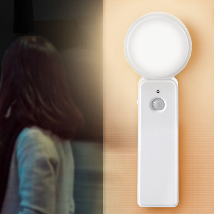 1.2W LED Intelligent Human Body Induction USB Charging Night Light, Light color: Sensor White Light - Sensor LED Lights by buy2fix | Online Shopping UK | buy2fix