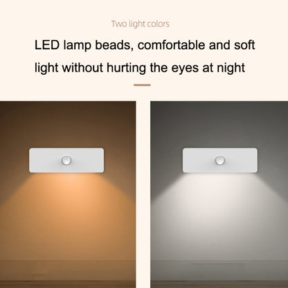 6 LEDs Human Body Induction Feeding Night Light(White Light) - Sensor LED Lights by buy2fix | Online Shopping UK | buy2fix