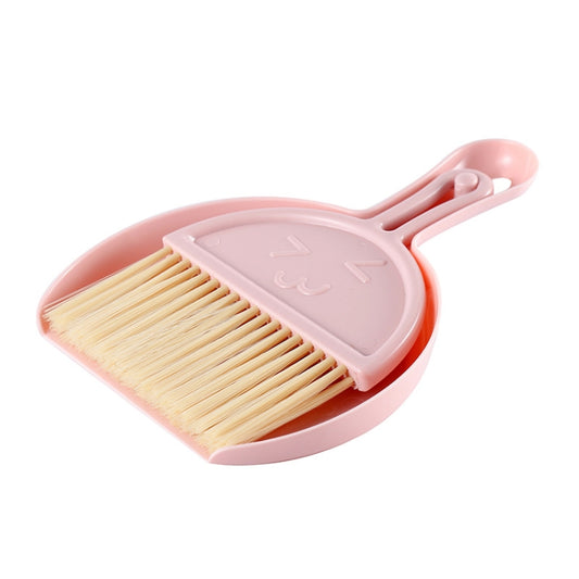 6 Set Home Desktop Mini Keyboard Cleaning Brush With Dustpan(Pink) - Sponges, Cloths & Brushes by buy2fix | Online Shopping UK | buy2fix