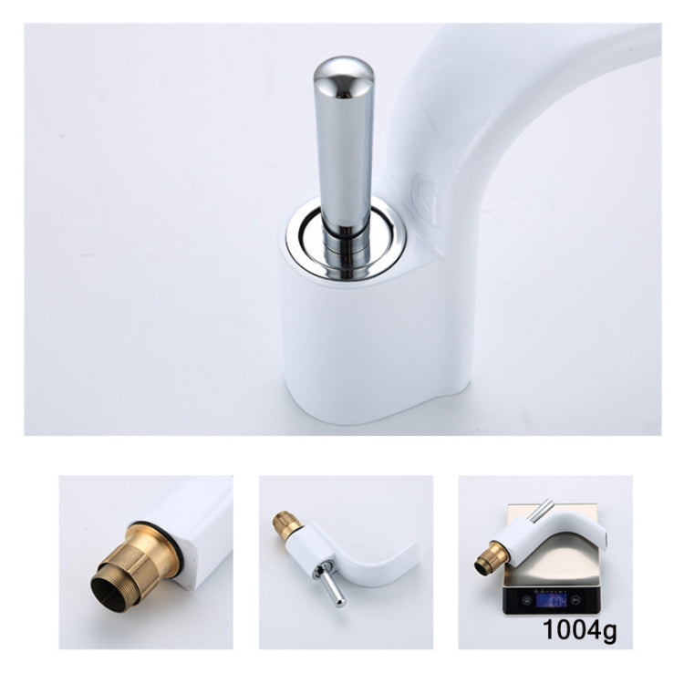 Bathroom All Copper Basin Hot And Cold Water Faucet, Specification: Platinum - Faucets & Accessories by buy2fix | Online Shopping UK | buy2fix