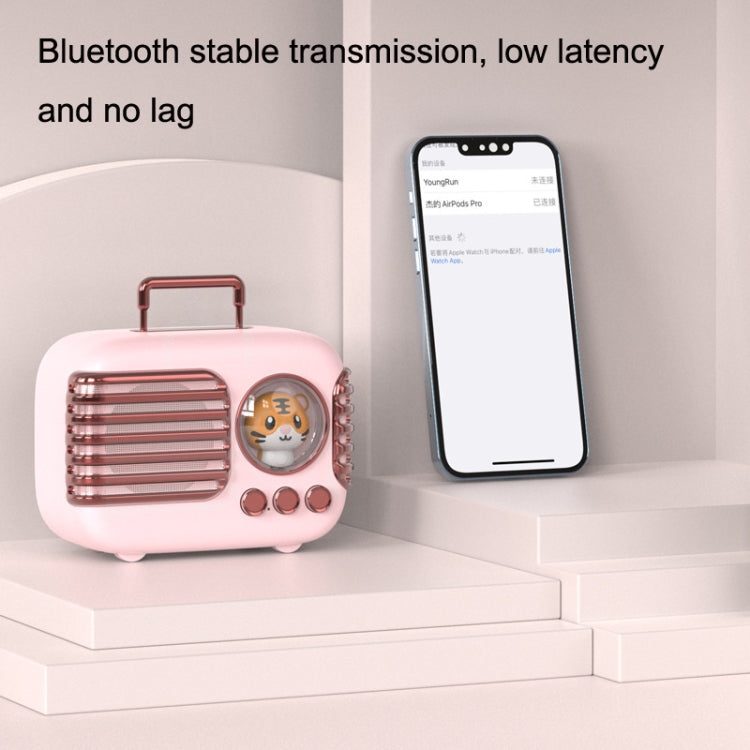 DW09 HD Sound Quality Portable USB Luggage Bluetooth Speaker(Light Blue) - Desktop Speaker by buy2fix | Online Shopping UK | buy2fix