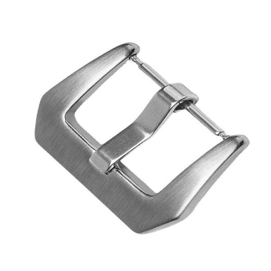 3 PCS Stainless Steel Brushed Pin Buckle Watch Accessories, Color: 22mm Steel Color - Watch Accessories & Parts by buy2fix | Online Shopping UK | buy2fix