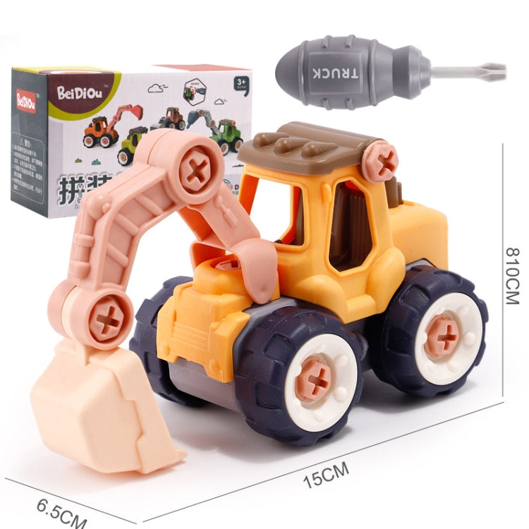2PCS LXB-418 Removable Assembly Simulation Engineering Vehicle Model(Excavator) - Model Toys by buy2fix | Online Shopping UK | buy2fix