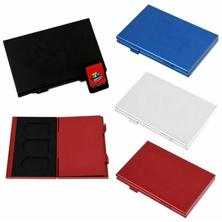 Game Card Storage Aluminum Alloy Organizer Pack For Nintendo Switch(Red) - Bags by buy2fix | Online Shopping UK | buy2fix