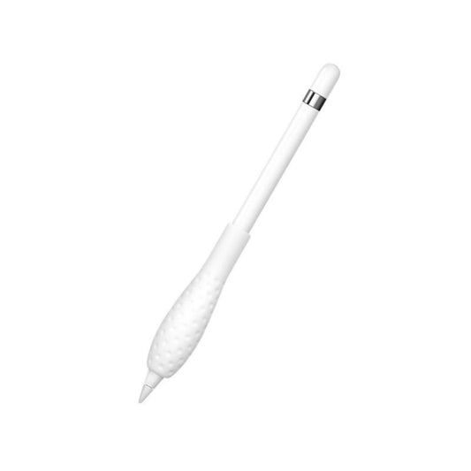 Tablet Stylus Pencil Silicone Case For Apple Pencil 1/2 Gen(White) - Pencil Accessories by buy2fix | Online Shopping UK | buy2fix