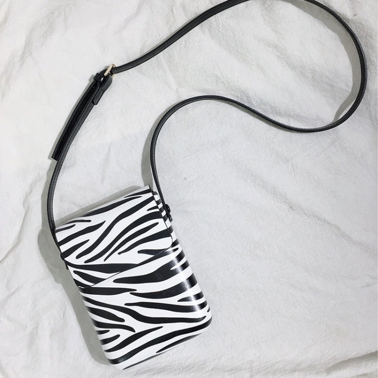 Fashion Versatile Vertical Models Single Shoulder Crossbody Mobile Phone Bag, Color: Zebra Pattern - Single-shoulder Bags by buy2fix | Online Shopping UK | buy2fix